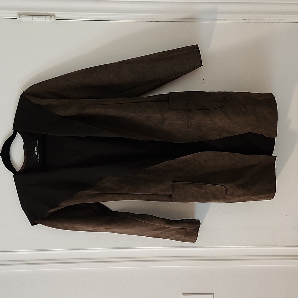 Zara ultra suede jacket